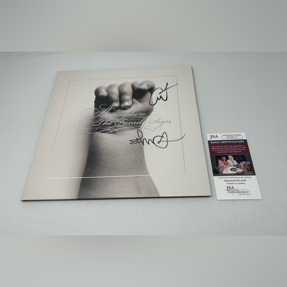 Atmosphere signed The Family Sign Album JSA COA